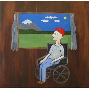 Waiting - Original Acrylic Painting